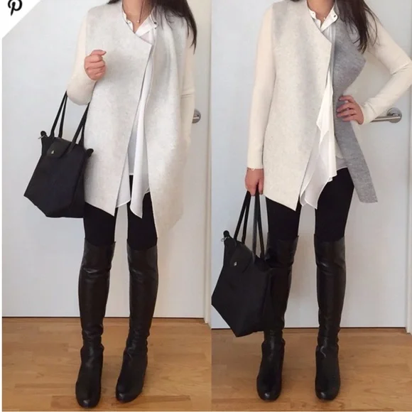 STUART WEITSMAN‎ Mainline Hidden Wedge Over The Knee Leather Boots 8.5 - Picture 9 of 12